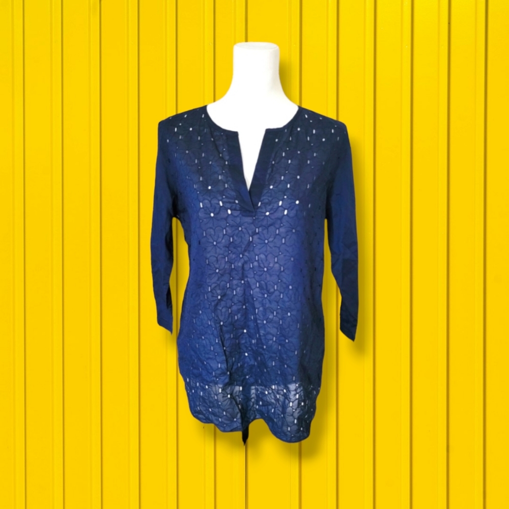 Uniqlo Navy Blue Women's Blouse